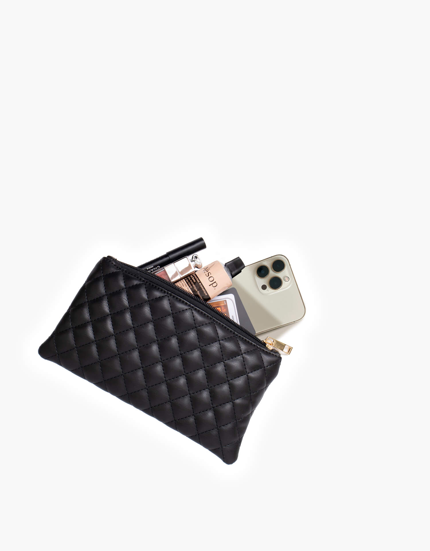 coco alexander mini vegan leather bag in black